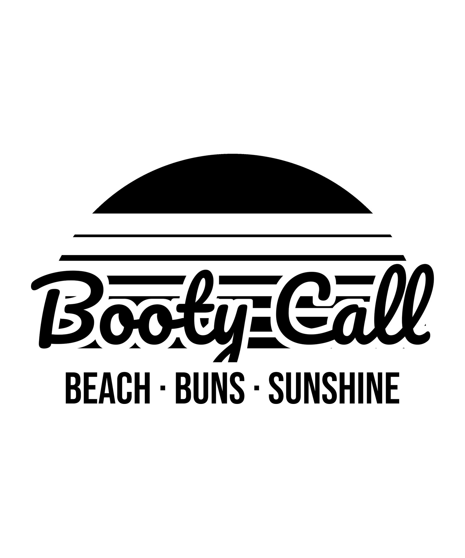 Booty Call Sunset shirt