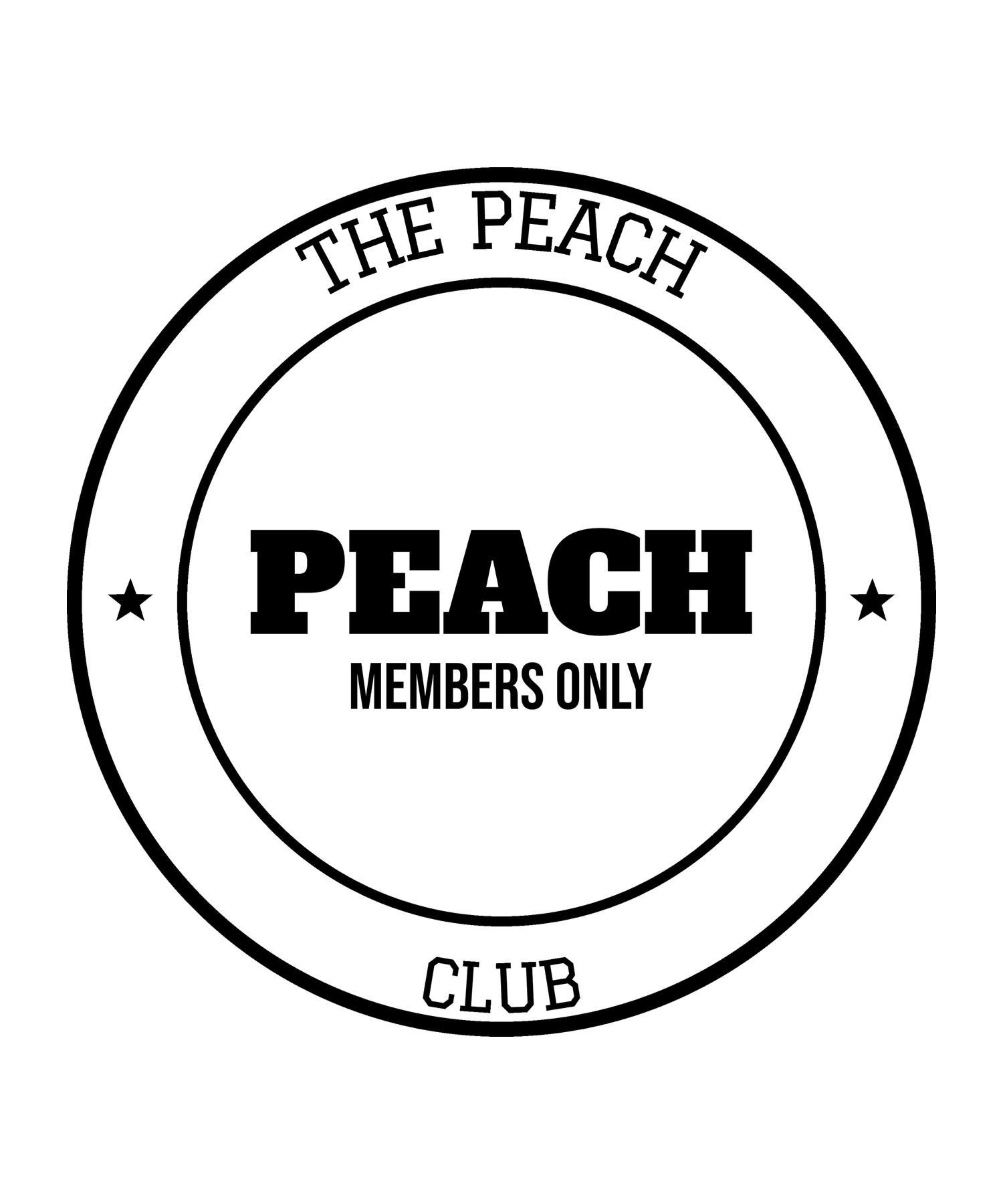 The Peach Club shirt